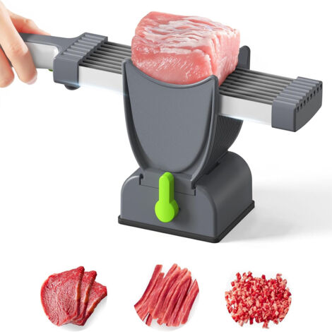 2/4 mm Adjustable Thickness Stainless Manual Meat Slicer Fresh Meat Cutter Chopper