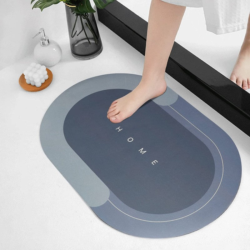 Water Absorbent Non-Slip Bathroom Floor Mat