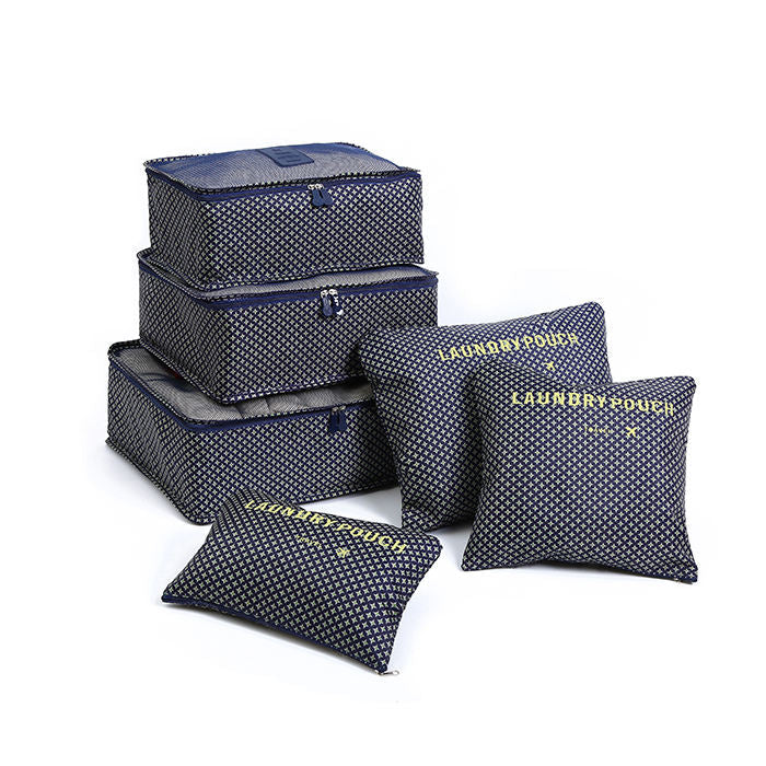 6 in 1 Travel Organizer Bags - Space‑Saving Suitcase Organizer Set