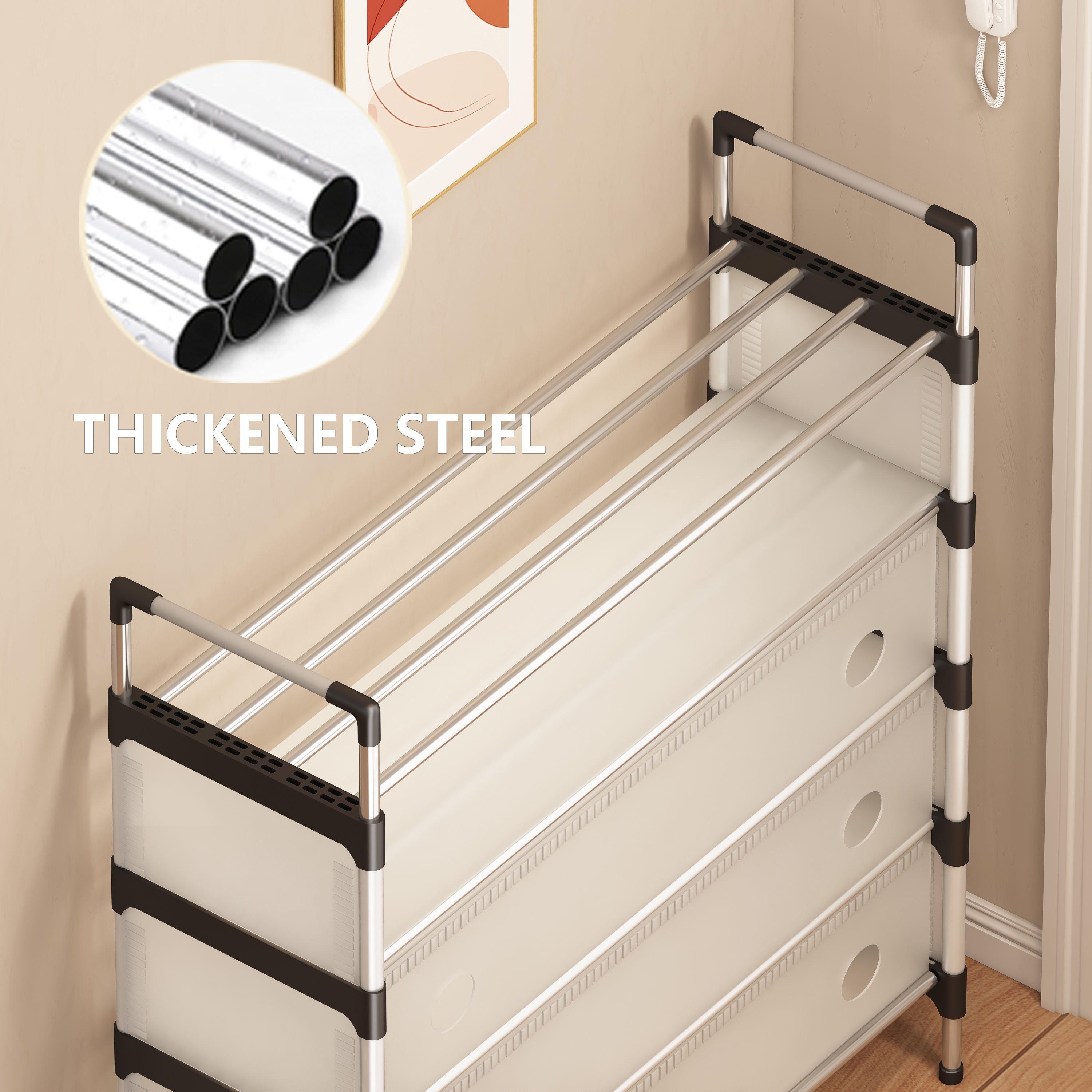 Dustproof Shoe Rack Organizer | 4/5/6/7 Layer Waterproof