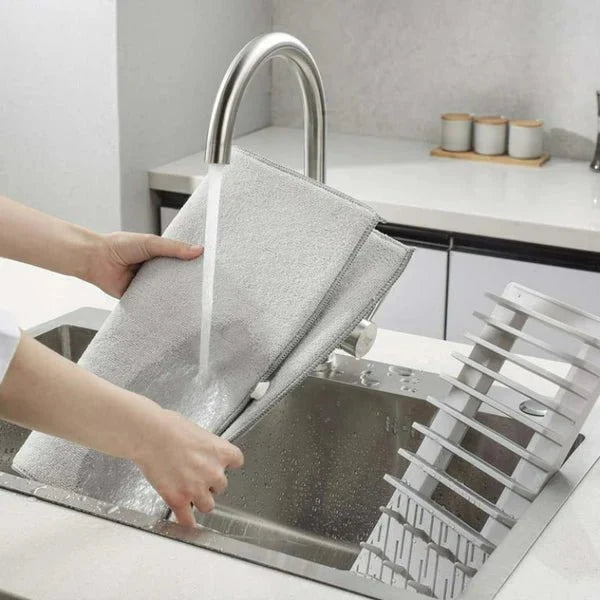 Foldable Dish Drying Pad with Rack