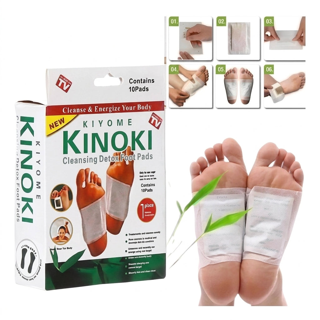 Kinoki Detox Foot 20 Patches (Pack Of 2)