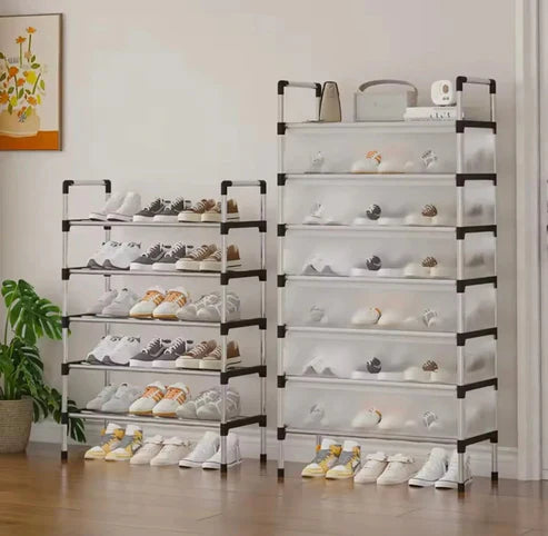 Dustproof Shoe Rack Organizer | 4/5/6/7 Layer Waterproof