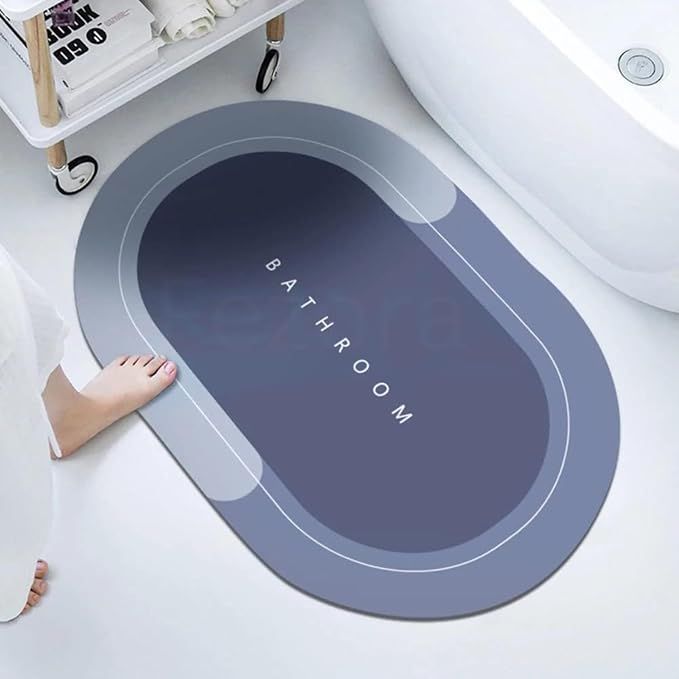 Water Absorbent Non-Slip Bathroom Floor Mat