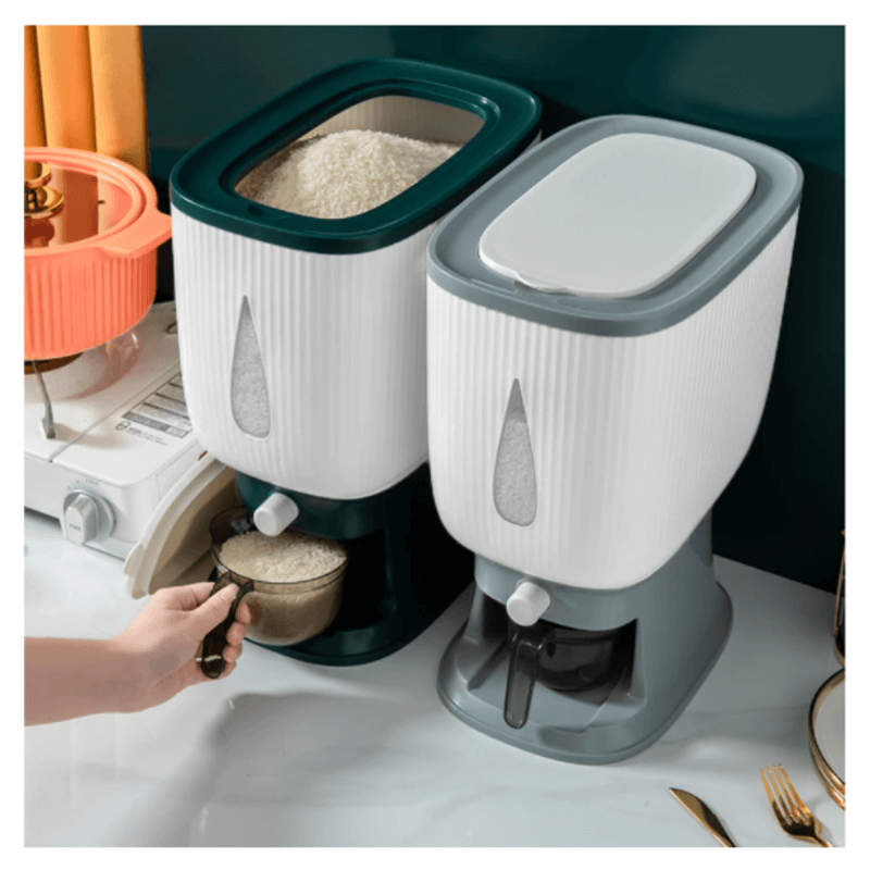 Automatic Rice Dispenser and Cereal Storage Box