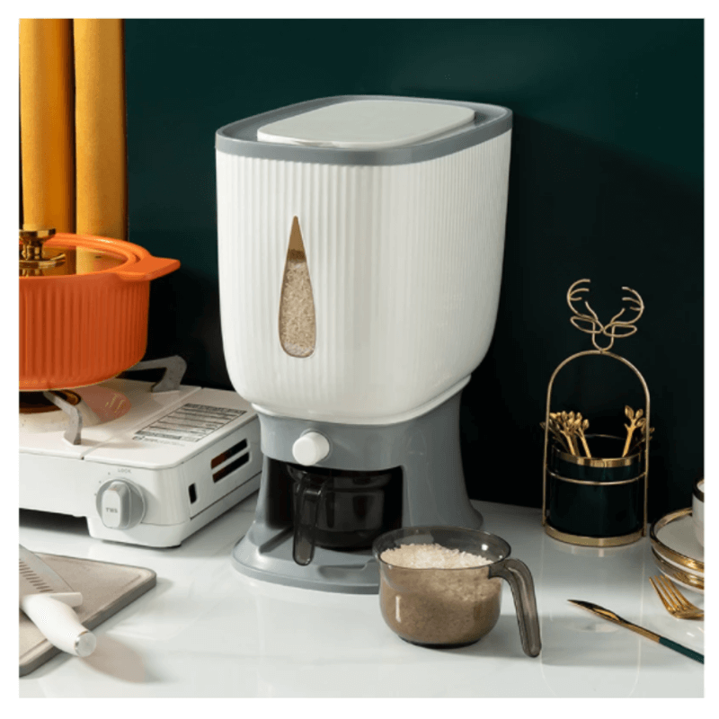 Automatic Rice Dispenser and Cereal Storage Box