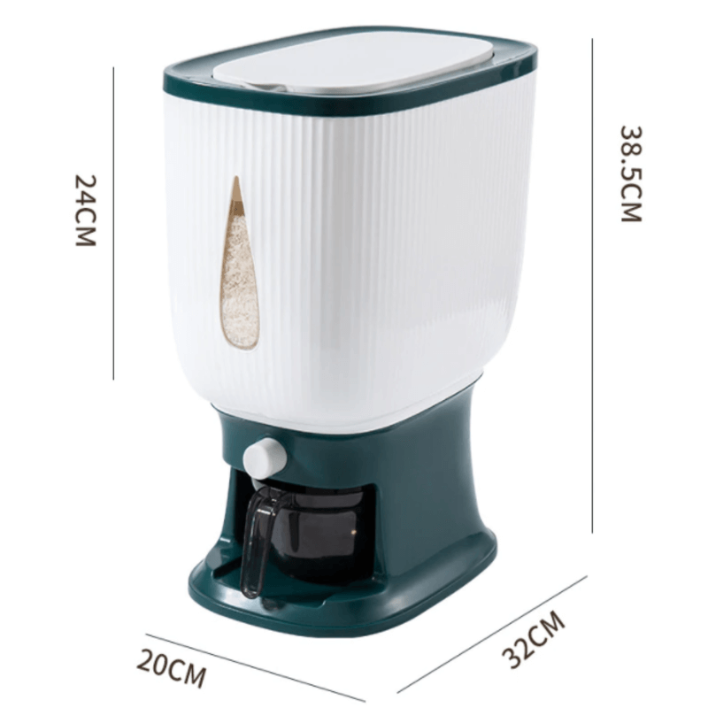 Automatic Rice Dispenser and Cereal Storage Box