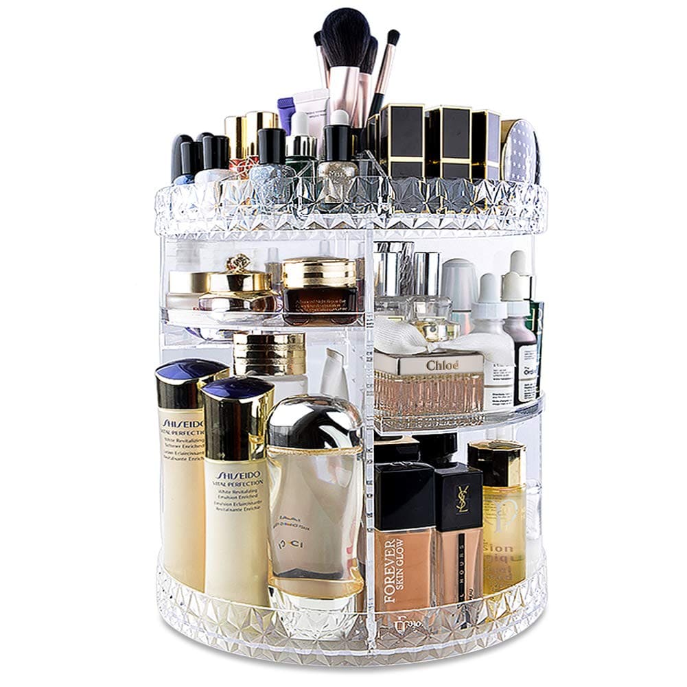 360 DEGREE ROTATING MAKEUP ORGANIZER  MAKEUP ORGANIZER
