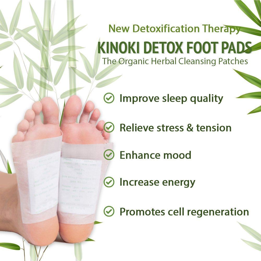Kinoki Detox Foot 20 Patches (Pack Of 2)